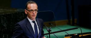 Bundesaußenminister Heiko Maas vor der UN-Vollversammlung 