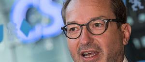 Alexander Dobrindt (CSU), Vorsitzender der CSU-Landesgruppe in der Unionsfraktion. 
