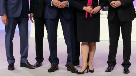 Frauen sind in deutschen Unternehmens-Vorständen immer noch selten.