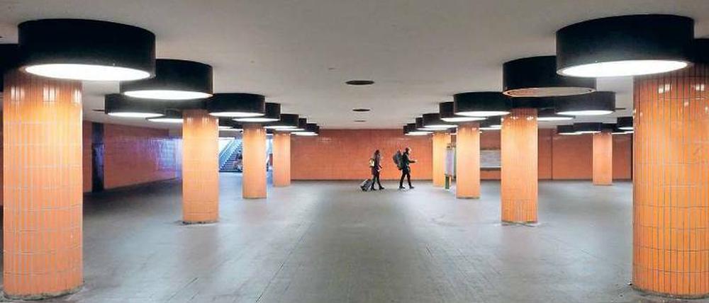 In den Fußgängertunneln ist noch viel Platz.