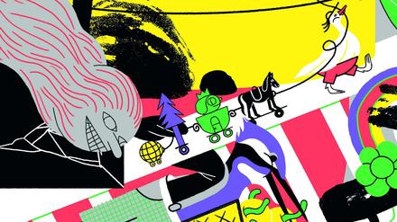 „The Blazing World“: Ein Detail der Arbeit von Larissa Hoff.