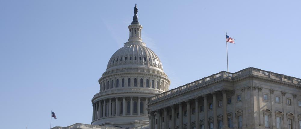 Zentrum der Macht. Das Kapitol in Washington.