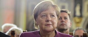 Bundeskanzlerin Angela Merkel (CDU) bei den Feierlichkeiten zum Tag der Deutschen Einheit.