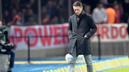 Es ist nicht alles schlecht. Münchens Trainer Niko Kovac hat eine enttäuschende Woche hinter sich, er will sich davon aber nicht beunruhigen lassen. 