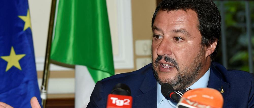 Auch bei Finanzen ein Hardliner: Italiens Innenminister Matteo Salvini. 