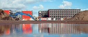 Stapellösung in Groningen. Das Containerdorf bei der alten Zuckerfabrik soll die schlimmste Not lindern. 