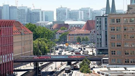 Zentraltrasse. Berlins Altstadt ist unter der Grunerstraße begraben. 