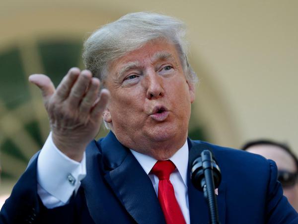 Donald Trump ist für eine Untersuchung der Vorwürfe gegen Kavanaugh durch das FBI.