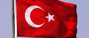 Die türkische Nationalfahne.