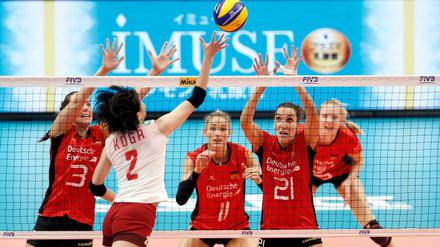 Im letzten Gruppenspiel unterlag das deutsche Team Gastgeber Japan, hatte sich aber bereits vorher für die nächste Runde qualifiziert.