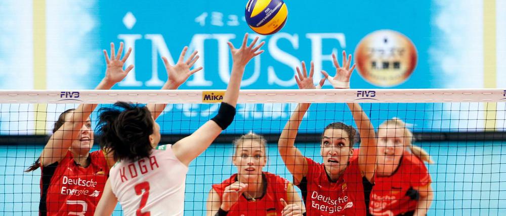 Im letzten Gruppenspiel unterlag das deutsche Team Gastgeber Japan, hatte sich aber bereits vorher für die nächste Runde qualifiziert.