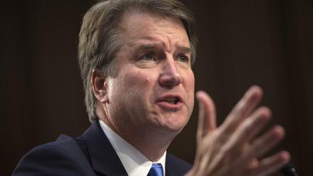 Brett Kavanaugh am zweiten Tag seiner Anhörung im US-Senat. 