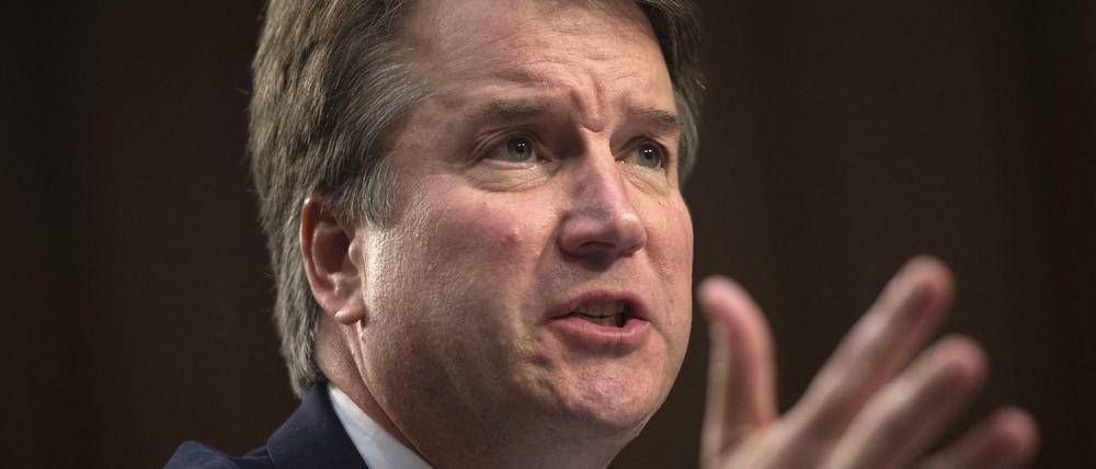 Brett Kavanaugh am zweiten Tag seiner Anhörung im US-Senat.