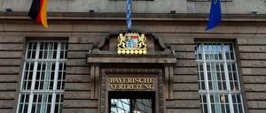 Eingang der Bayerischen Landesvertretung in Berlin.