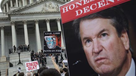 Protest vor dem Kapitol in Washington