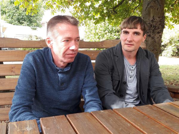 Sophias Bruder Andreas Lösche (links) und ihr Ex-Freund Lukas Hohendorf.