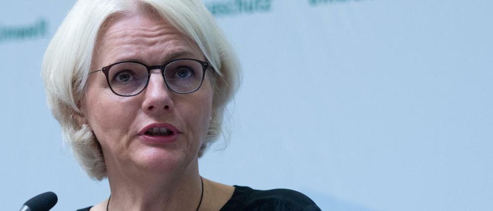 Berlins parteilose Senatorin für Umwelt, Verkehr und Klimaschutz: Regine Günther blickt auf ein Urteil des Berliner Verwaltungsgerichts. Es wird am Dienstag, den 9. Oktober, womöglich Fahrverbote verhängen.