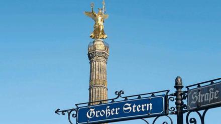 Ein Platz mit Geschichte. Am Großen Stern erinnert die Viktoria an Preußens Siege über Frankreich.