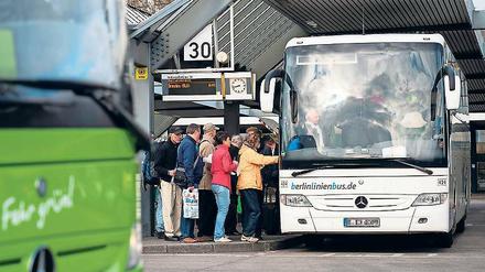 Die Reisebusse sind ein Reizthema. 