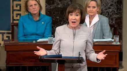 Die republikanische US-Senatorin Susan Collins kündigte an, Brett Kavanaugh am Samstag bestätigen zu wollen