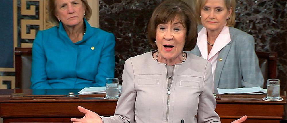 Die republikanische US-Senatorin Susan Collins kündigte an, Brett Kavanaugh am Samstag bestätigen zu wollen