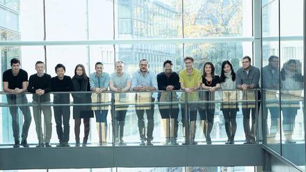 Alle an Deck: Klung-Wilhelmy-Wissenschaftspreisträger Philipp Kukura (7. von links) mit seinem Team an der University of Oxford. 