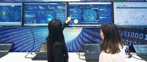 Auf dem Sprung: China strebt die weltweite Führungsrolle in der Big-Data-Industrie an. 