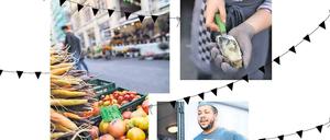 "Gutes Essen für alle", lautet das Motto des diesjährigen Festivals "Stadt Land Food" in der Markthalle IX in Kreuzberg.