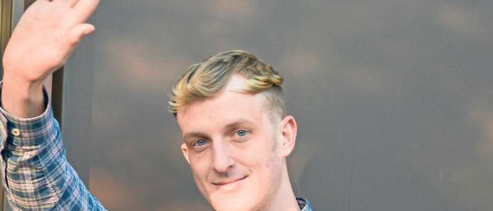 Im Herzen von Dahlem: Edouard Louis nach seiner Antrittsvorlesung an der Freien Universität im Juli 2018.