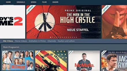Die Startbildschirme der Streamingdienste wie Amazon führen mehr oder minder komfortabel durchs Programm. Bequemer als mit der TV-Fernbedienung lassen sich sehenswerte Inhalte über die Smartphone- und Tablet-Apps finden.