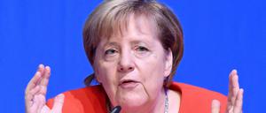 Bundeskanzlerin Angela Merkel ruft die Union beim Deutschlandtag der Jungen Union zu mehr Geschlossenheit auf.
