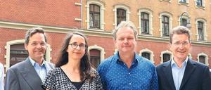 Barbara König und Ulf Heitmann vom Vorstand der Wohnungsbaugenossenschaft „Bremer Höhe“. 