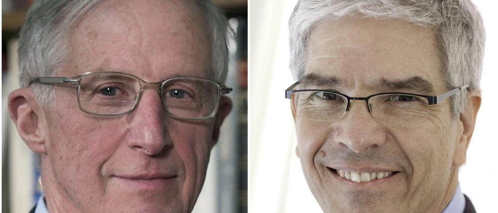 William D. Nordhaus (links) and Paul Romer, Gewinner des Wirtschaftsnobelpreises