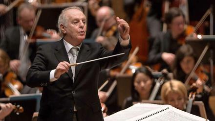 Daniel Barenboim am Pult der Staatskapelle Berlin.
