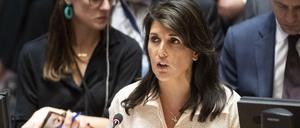 Hört zum Jahresende auf: UN-Botschafterin Nikki Haley.