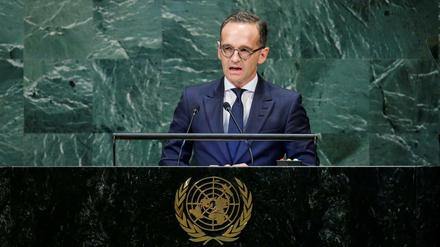 Die richtigen Worte? Außenminister Heiko Maas bei der UN in New York. 