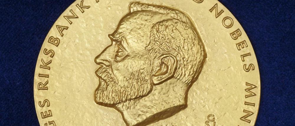 Die goldene Medaille, die mit dem Wirtschafts-Nobelpreis vergeben wird.
