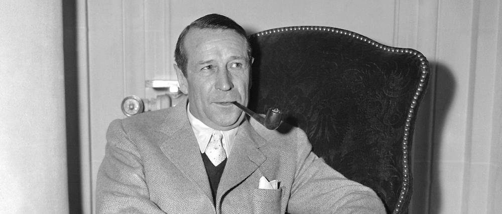 Der belgische Schriftsteller Georges Simenon