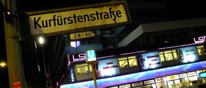 Kurfürstenstraße, Ecke Potsdamer Straße, Berlin-Tiergarten.