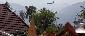 Unter den Trümmern in Palu auf der indonesischen Insel Sulawesi werden noch viele Tote vermutet. 