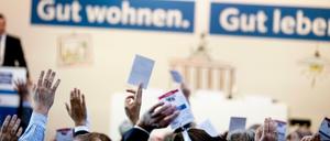 Schwerpunkt des CDU-Landesparteitages ist die Wohnungspolitik.