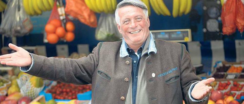 Dieter Schweiger ist Obst- und Gemüsehändler in München.