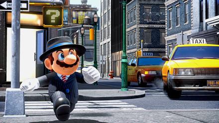 Ausgezeichnet: „Super Mario Odyssey“ führt den kleinen Helden unter anderem in die Großstadt. 