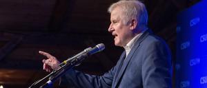 Ein Satz aus Horst Seehofers (CSU) Rede auf dem Töginger Volksfest erhitzt die Gemüter. 