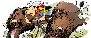 Wilder Westen: Eine Szene aus „Lucky Luke sattelt um“.