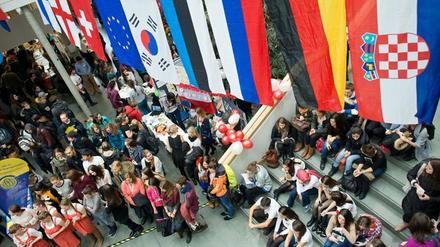 International Day an der Europa-Universität Viadrina in Frankfurt (Oder).