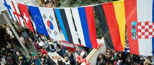 International Day an der Europa-Universität Viadrina in Frankfurt (Oder).