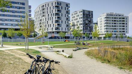 In der Seestadt Aspern im 22. Bezirk in Wien entsteht ein neuer Stadtteil für über 20 000 Menschen.
