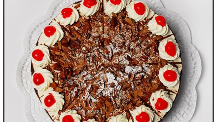 Schwarzwälder-Kirschtorte.