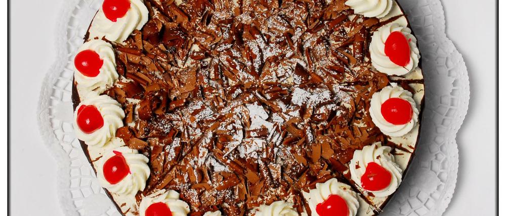 Schwarzwälder-Kirschtorte.